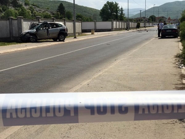 Nikšić: Eksplodirao automobil u pokretu, povrijeđeni Pejović i Damjanović
