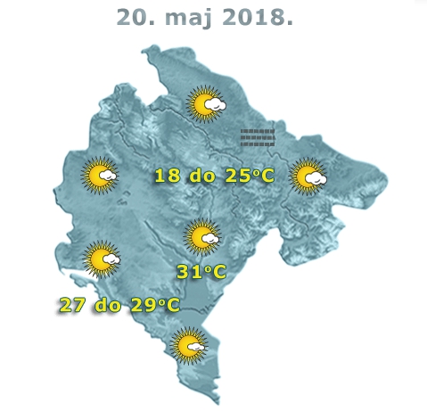 Odavno nije ovako upeklo: Danas do 31 stepen