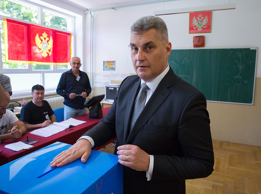 Predsjednik Skupštine Ivan Brajović glasao u Danilovgradu