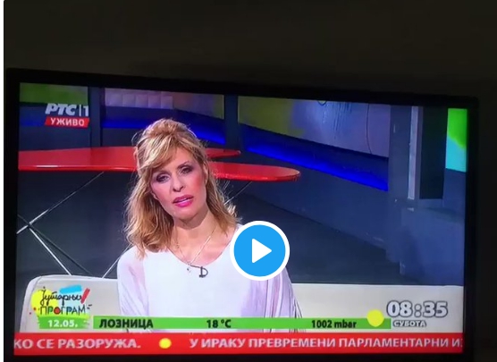 VIDEO: Svi smo mi voditeljka RTS-a kojoj je uživo u programu pukao film