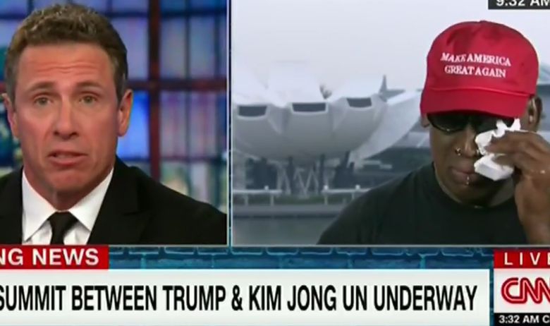 VIDEO – Rodman se isplakao na CNN-u: Kim nije glupan, on je veliko dijete iako je malen rastom