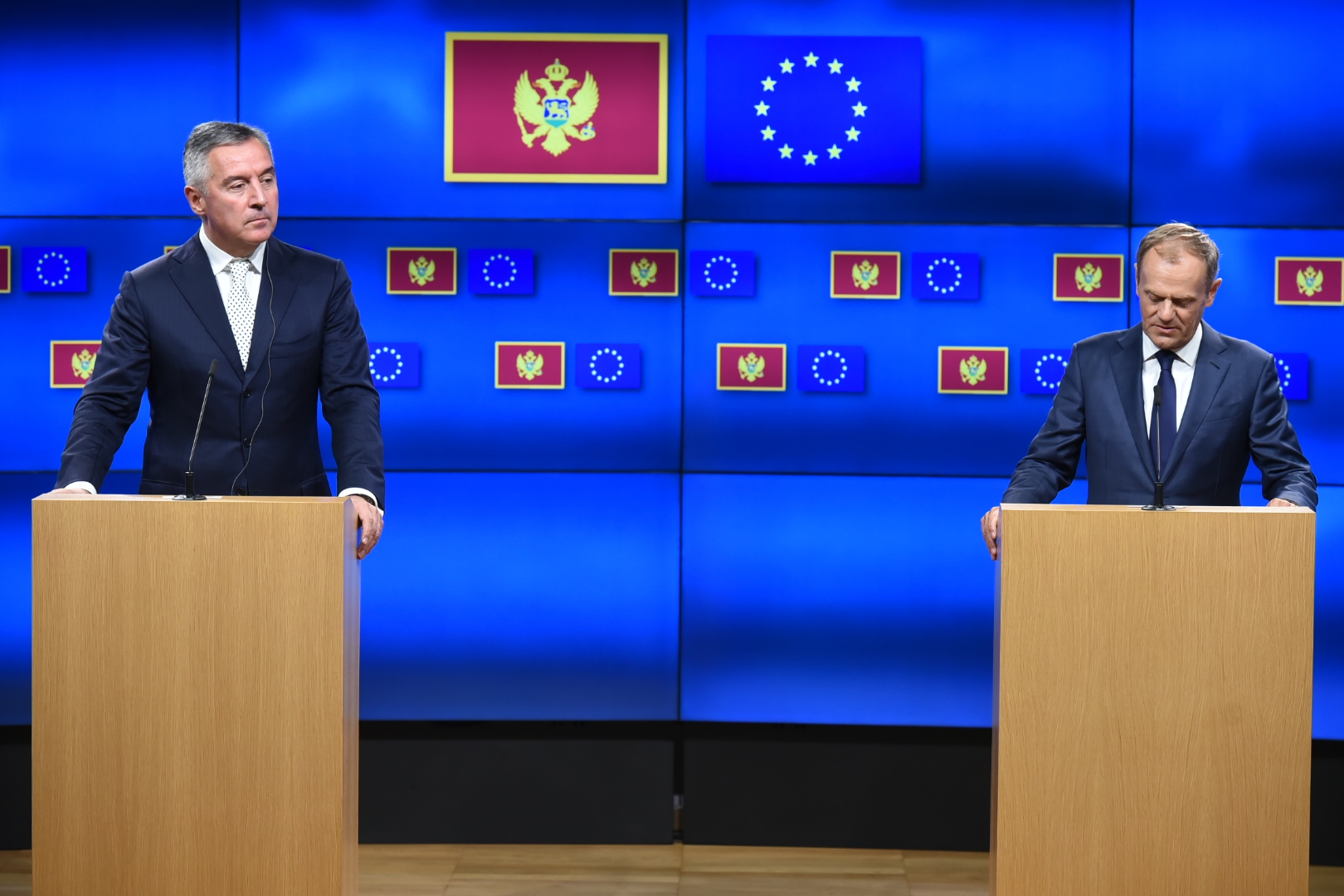 Đukanović sa Tuskom u Briselu: Stabilnost regiona zagarantovana ukoliko se sačuva dobar tempo evropskih integracija