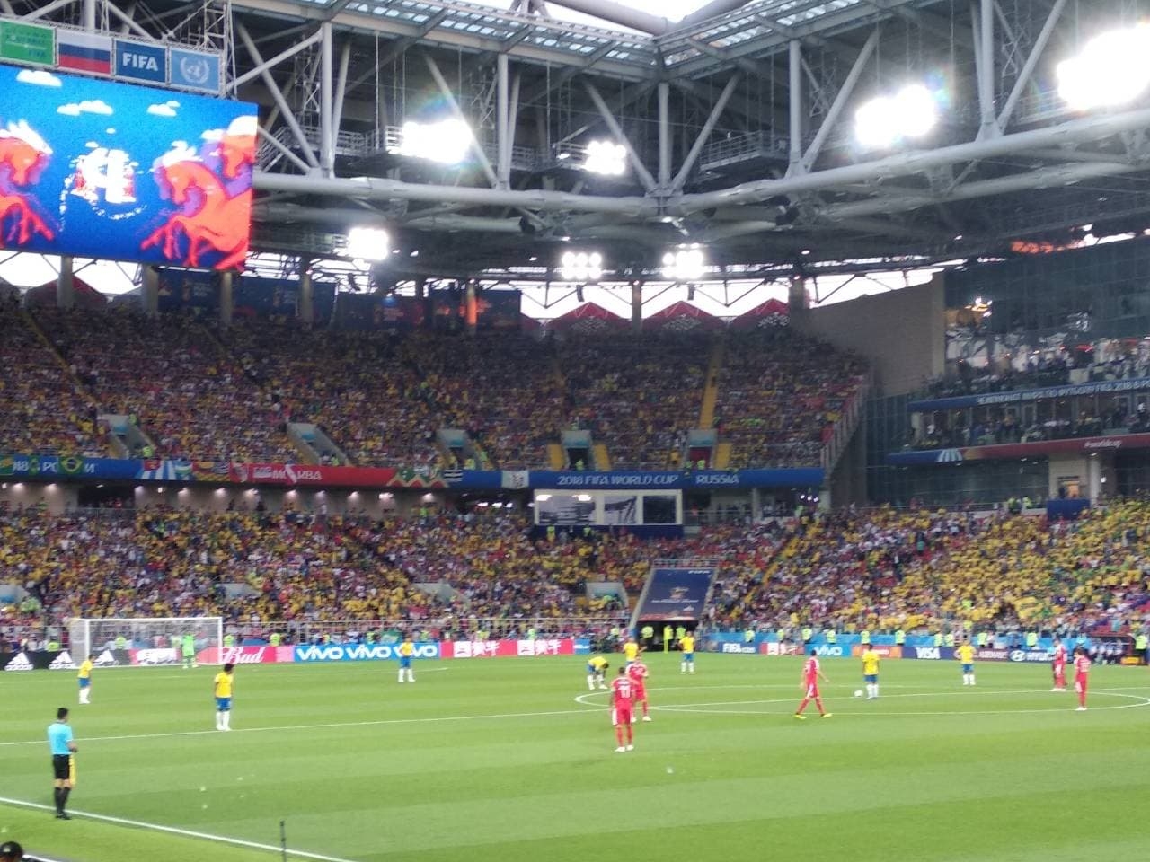 FOTO – Meč večeri počeo: Srbija i Brazil za osminu finala