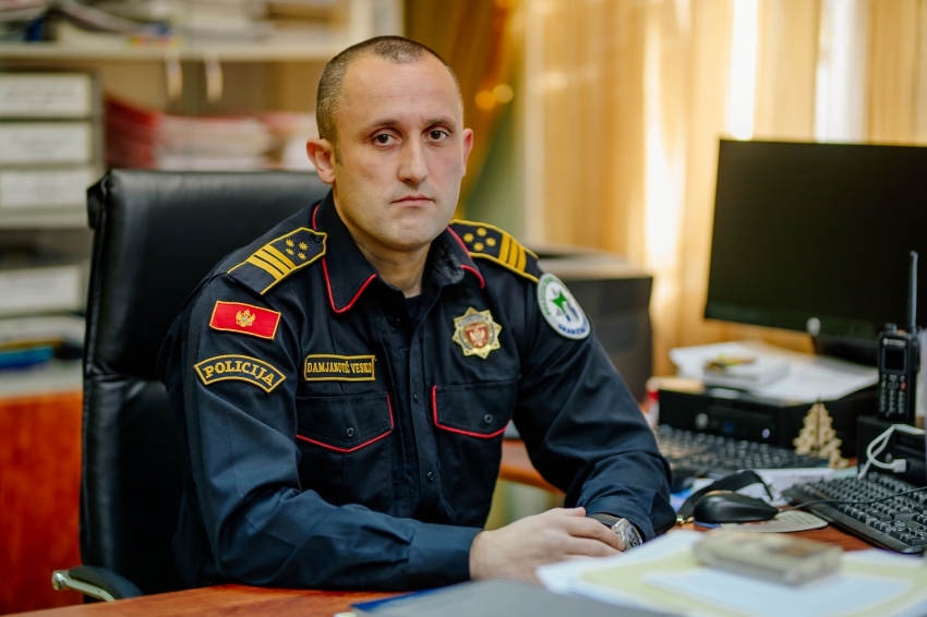 Damjanović: Dnevno deset do dvadeset migranata prolazi kroz CG, policija spremna i prati