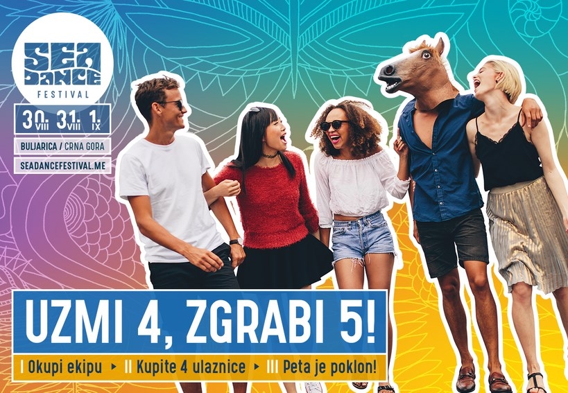 Počela Sea Dance akcija 4+1, ulaznice na poklon samo za najbrže
