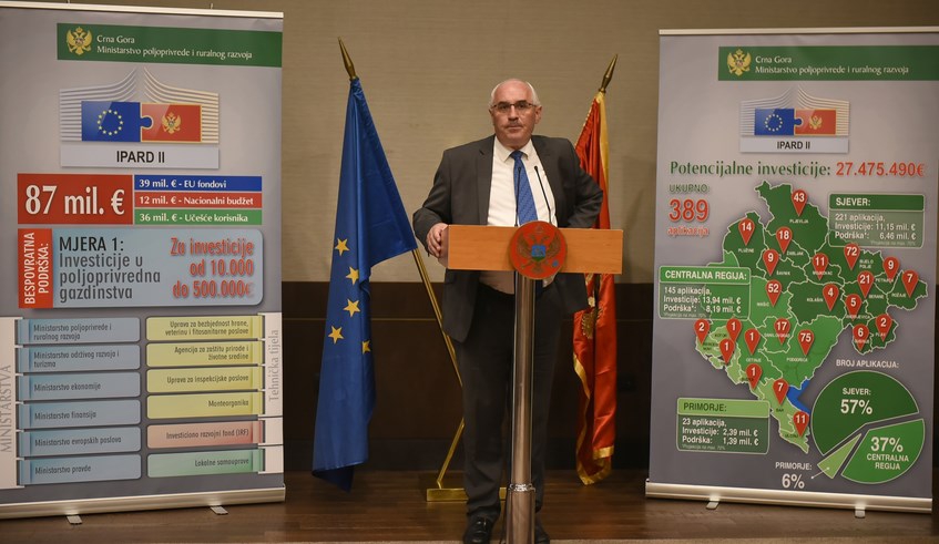 Breslin: Crna Gora na dobrom putu da u potpunosti iskoristi sredstva IPARD-a