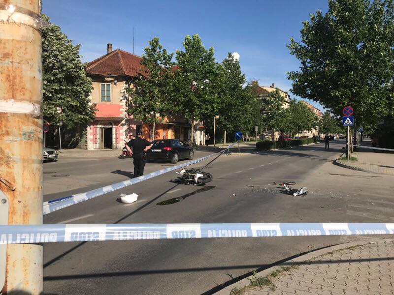 Nikšić: U saobraćajnoj nezgodi teško povrijeđen motociklista