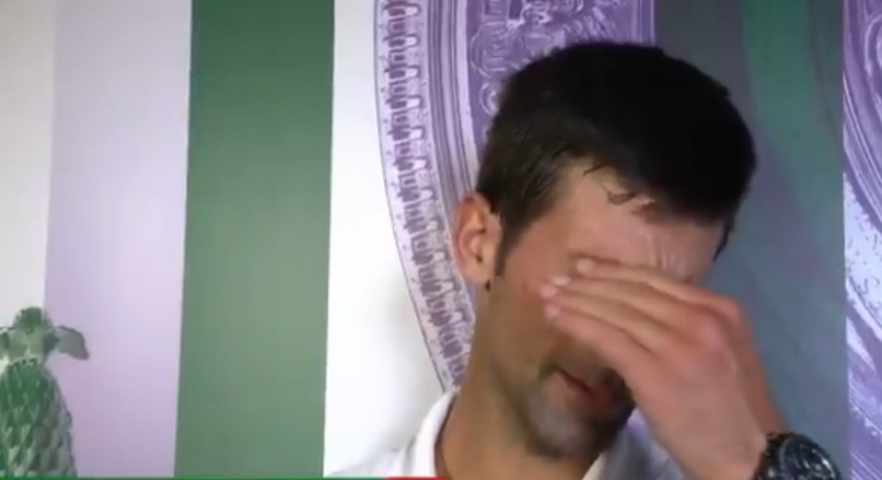 VIDEO – OVAKO je danas plakao Novak Đoković