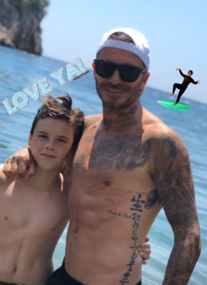 FOTO: SVETI STEFAN: Dejvid i Viktoriji pokazali ŠTA RADE na odmoru