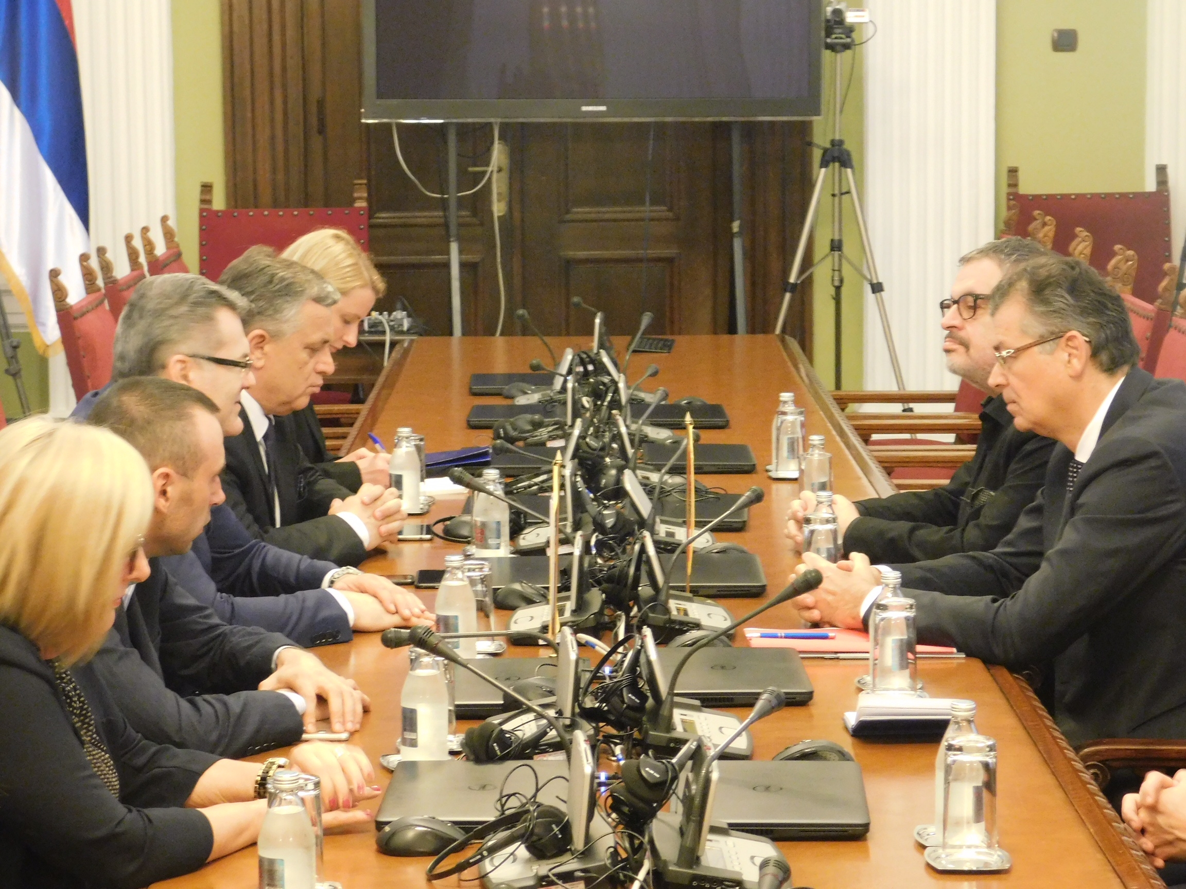Branislav Mićunović i Branimir Gvozdenović sa prijateljima iz Srbije: