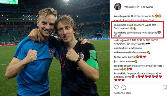 Đoković poslao komentar na fotografiju Rakitića i Modrića i ODUŠEVIO HRVATSKU