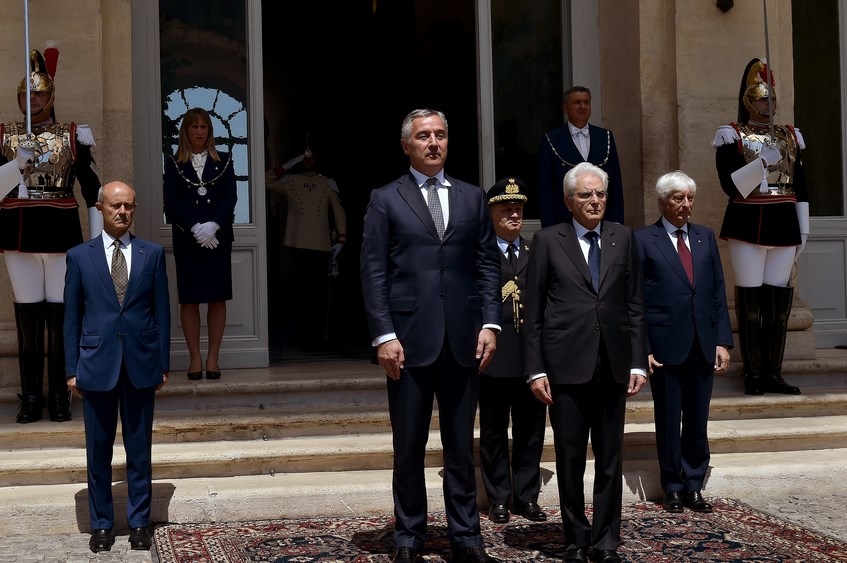Đukanović doputovao u zvaničnu posjetu Italiji