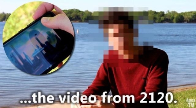 VIDEO – Tvrdi da je stigao iz budućnosti i da je ovaj snimak nastao 2120.