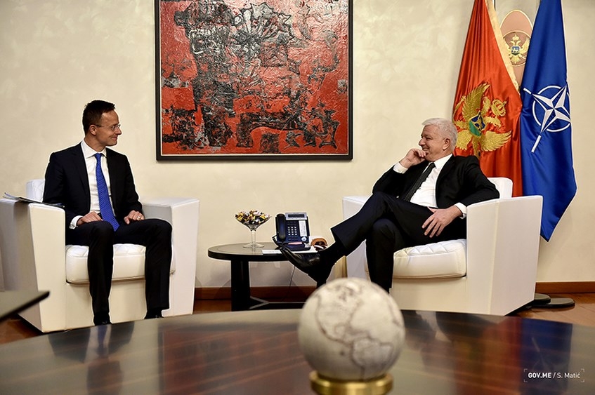 Marković – Sijarta: Stopostotna podrška Mađarske evropskoj integraciji Crne Gore