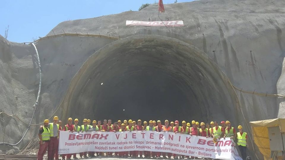 Zajedničkim radom Kineza i domaćih: Probijena i druga cijev tunela Vjeternik