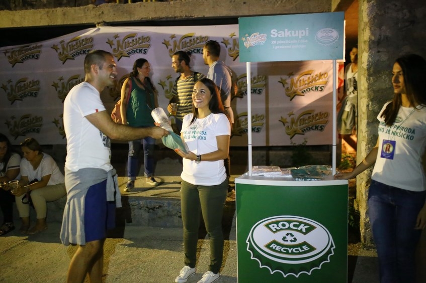 Rock and Recycle kampanja po prvi put na Bedem festu