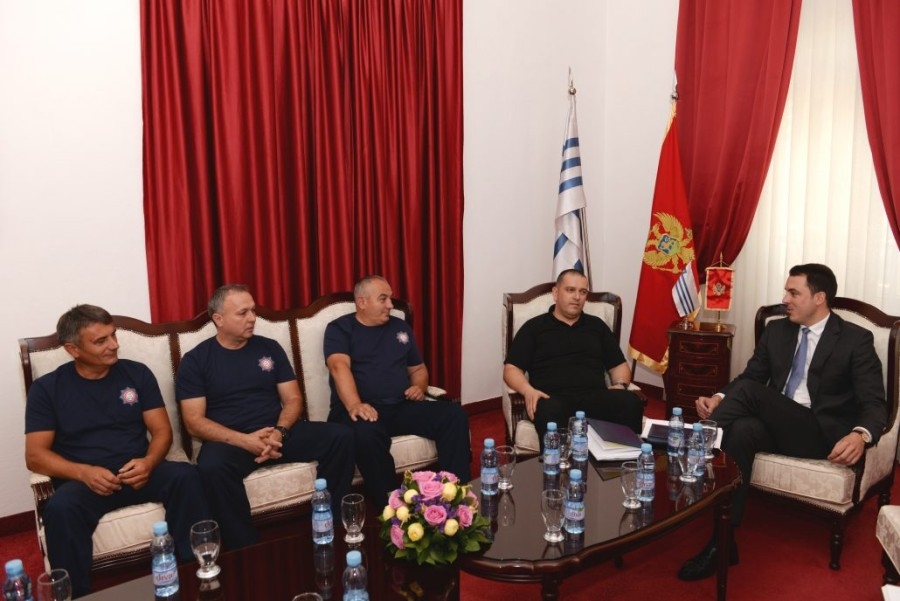 Vatrogasci kod novog gradonačelnika: Imaće punu podršku i razumijevanje