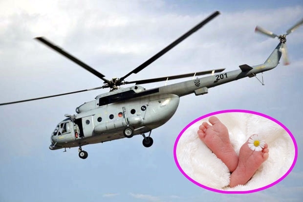 Djevojčica rođena u helikopteru Hrvatskog ratnog vazduhoplovstva