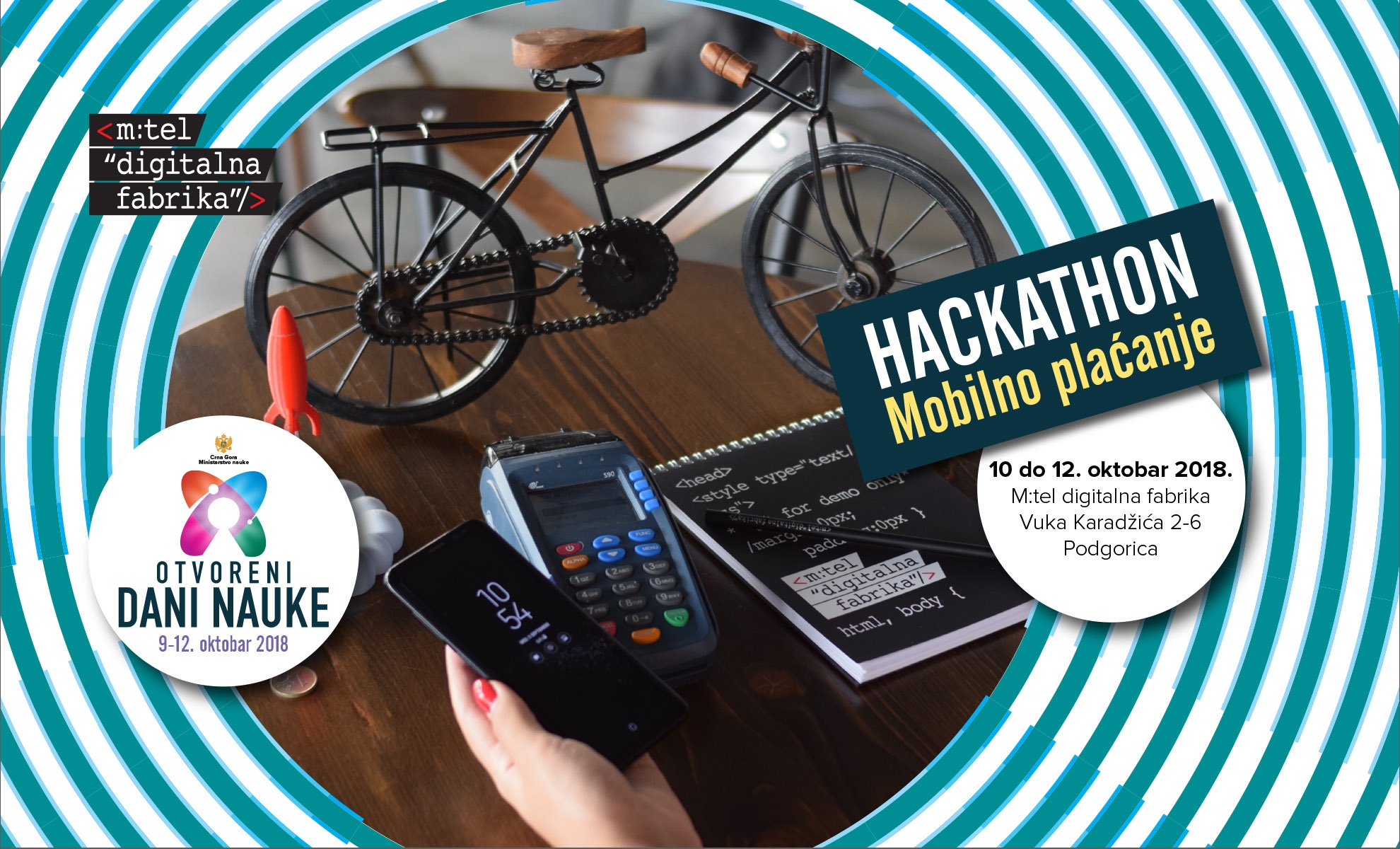 Hakaton „Mobilno plaćanje – plaćanje budućnosti“ od 10. do 12. oktobra