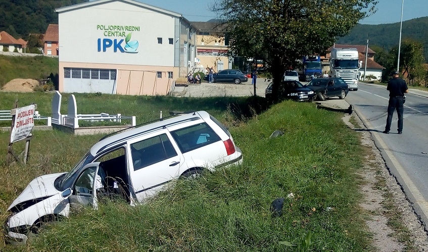 Saobraćajna nezgoda u Bijelom Polju: Lakše povrijeđene dvije osobe