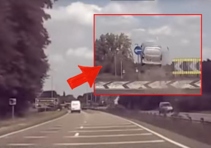 Jurcao više od 160 km/h, pa nije ni primijetio da ulazi u KRUŽNI TOK