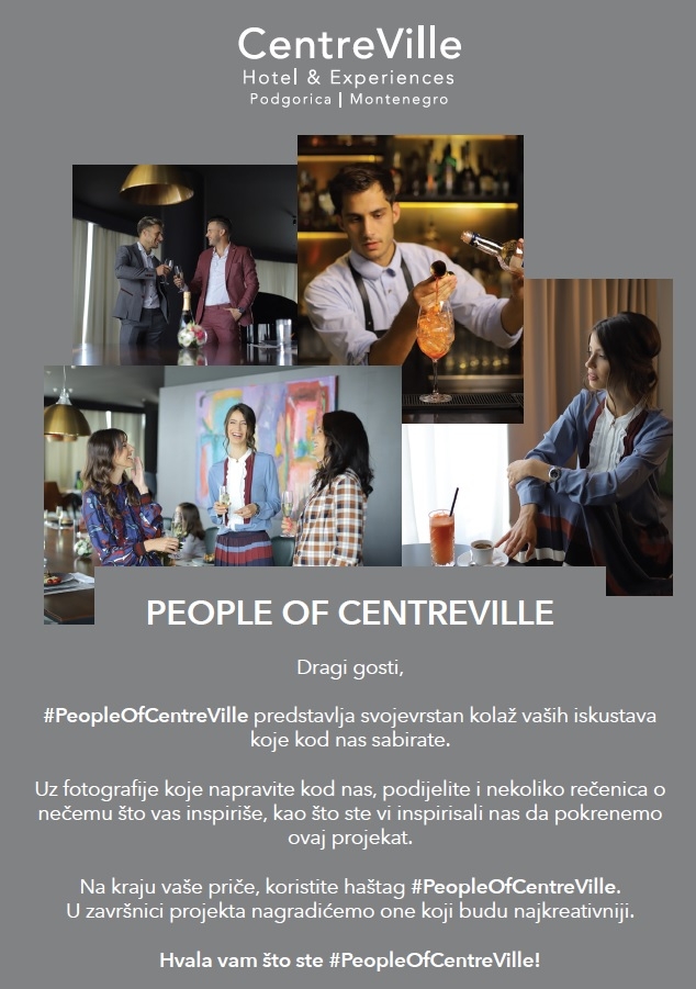 CentreVille Hotel & Experiences i The Living Room u Podgorici predstavljaju septembarski kalendar