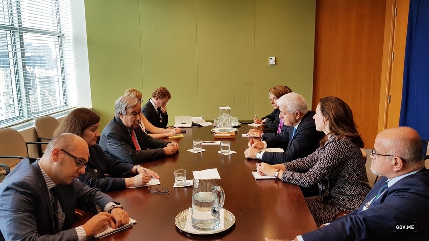 Marković sa čelnicima UN: CG je mala država ali počiva na principima UN-a, zato na nas možete računati