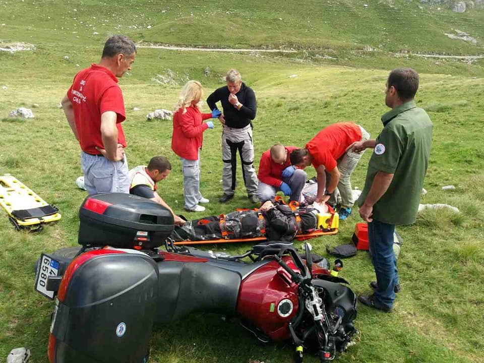 Uspješno završena akcija: Spašen motociklista iz Češke koji je sletio sa puta na Durmitoru