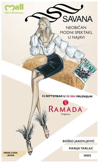 Neobičan modni spektakl u hotelu “Ramada” 22. septembra