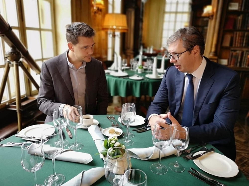 Kod Puškina na kafi: Vučić i Biković zajedno u centru Moskve
