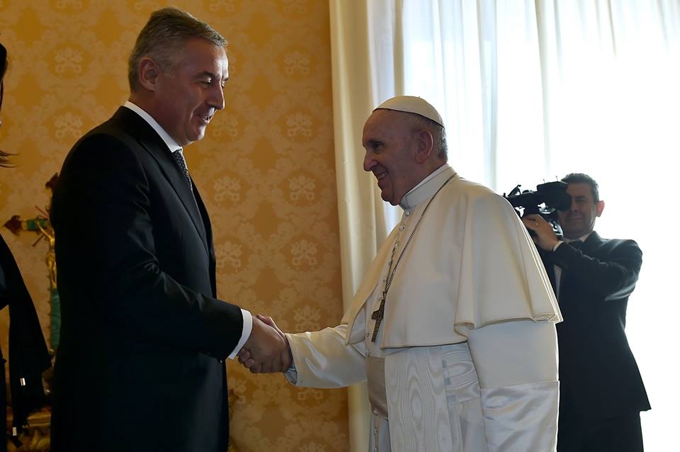 Đukanović: Papa Franjo namjerava da posjeti Crnu Goru