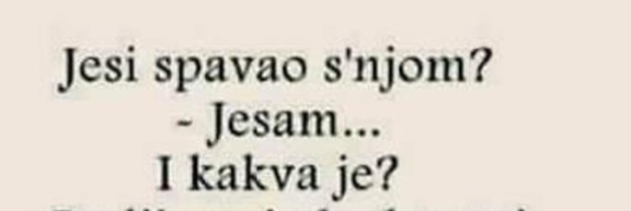 JESI LI SPAVAO S NJOM? Ovaj status danas dijele svi na Balkanu