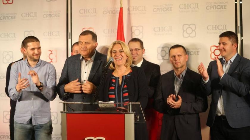 Izbori za predsjednika RS: Željka Cvijanović proglasila pobjedu
