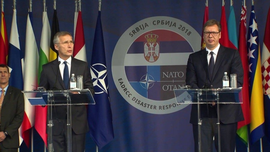 Stoltenberg u Srbiji koja je domaćin NATO vježbe: Poštujemo neutralnost, žalim zbog nevinih žrtava