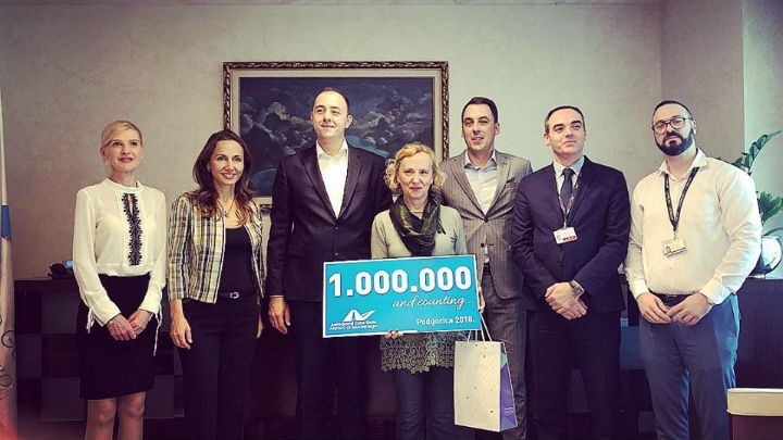 Dočekali je Vuković i Orlandić: Dočekan milioniti putnik na aerodromu Podgorica