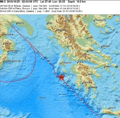 FOTO – Jak zemljotres na Zakintosu, tresle se Albanija, Italija, Malta, i Libija… Upozorenje na cunami
