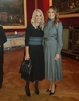 FOTO: Lidija Đukanović u društvu Melanije Tramp i Brižit Makron