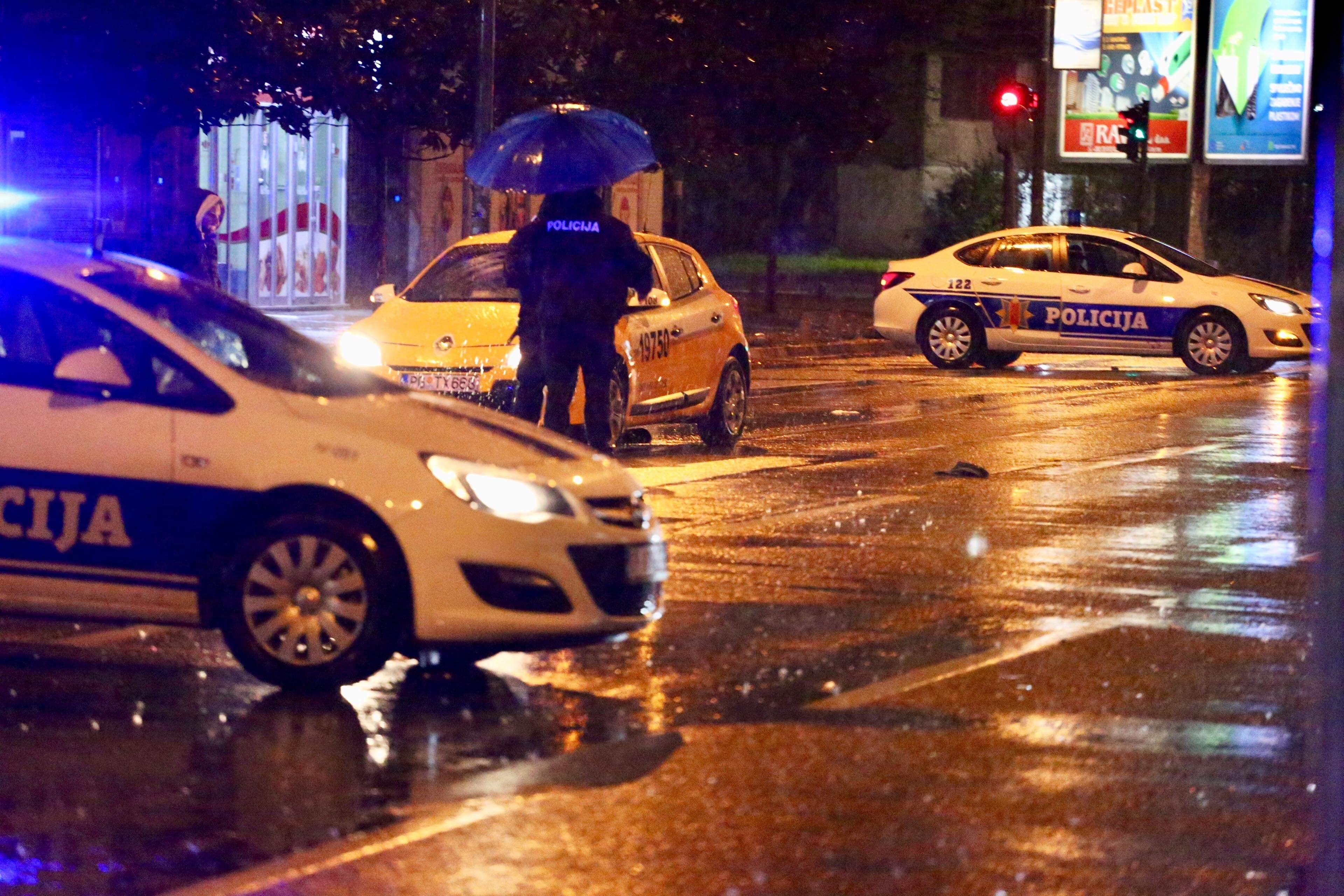 FOTO – Udes u Podgorici: Povrijeđen pješak