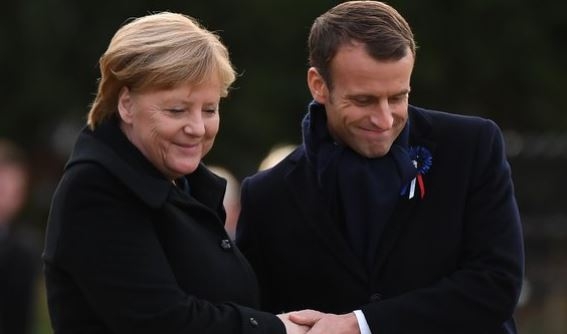 Makron i Merkel otkrili ploču pomirenja