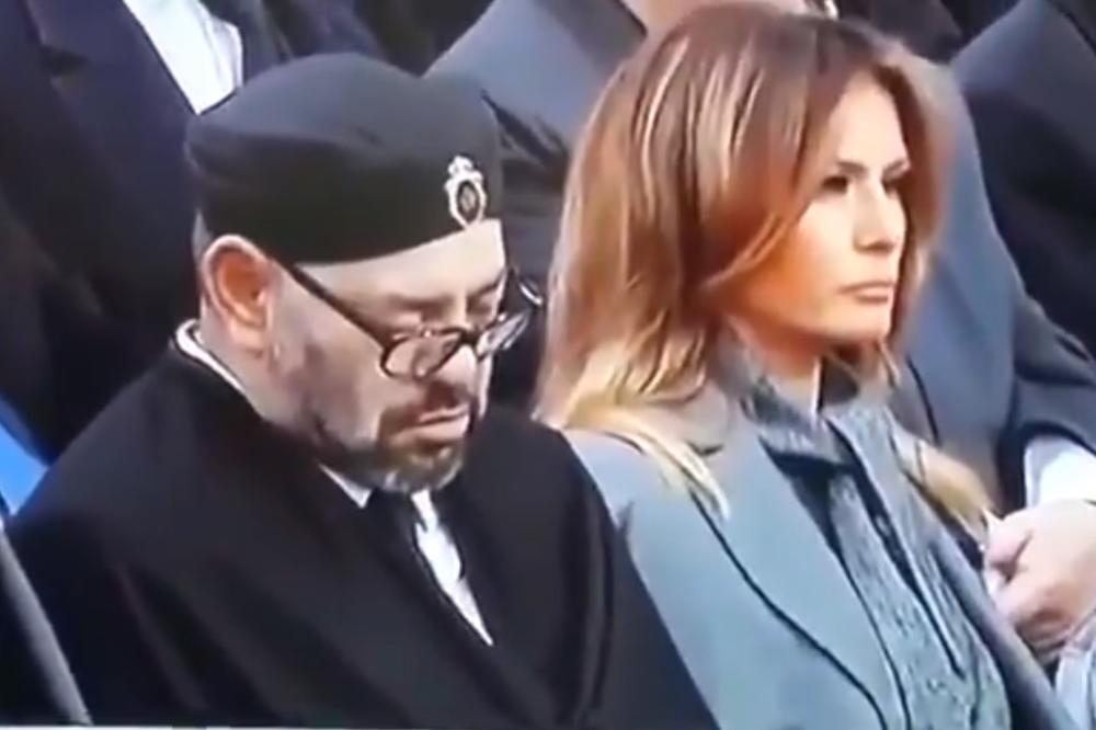 Ovo je pravi razlog zašto je Marokanski kralj Muhamed zaspao pored Melanije Tramp!