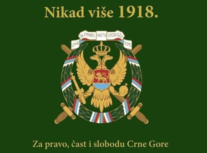 Kontra Podgoričkoj skupštini: Protestna šetnja u četvrtak sa porukom “NIKAD VIŠE 1918.”