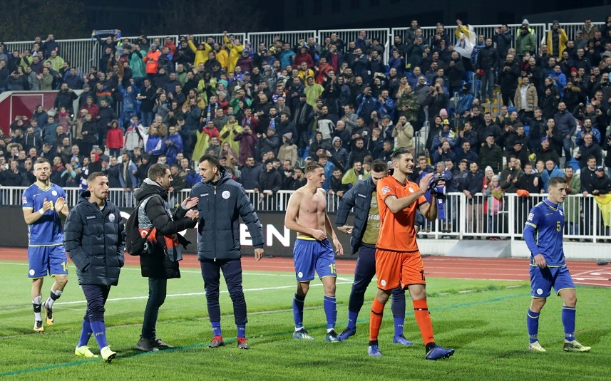 VIDEO – Kosovo u društvu “sokola”, Murić branio u egzibiciji protiv Azerbejdžana