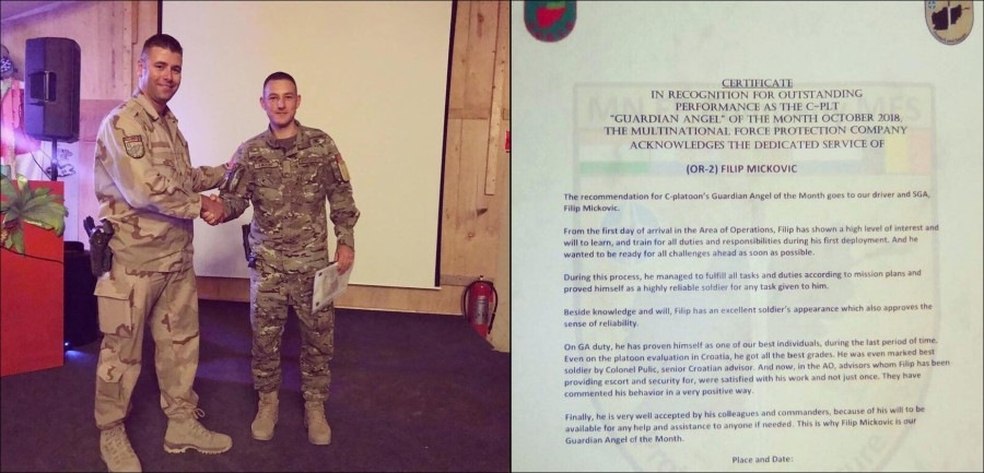 Avganistan: Mićković “anđeo čuvar” mjeseca