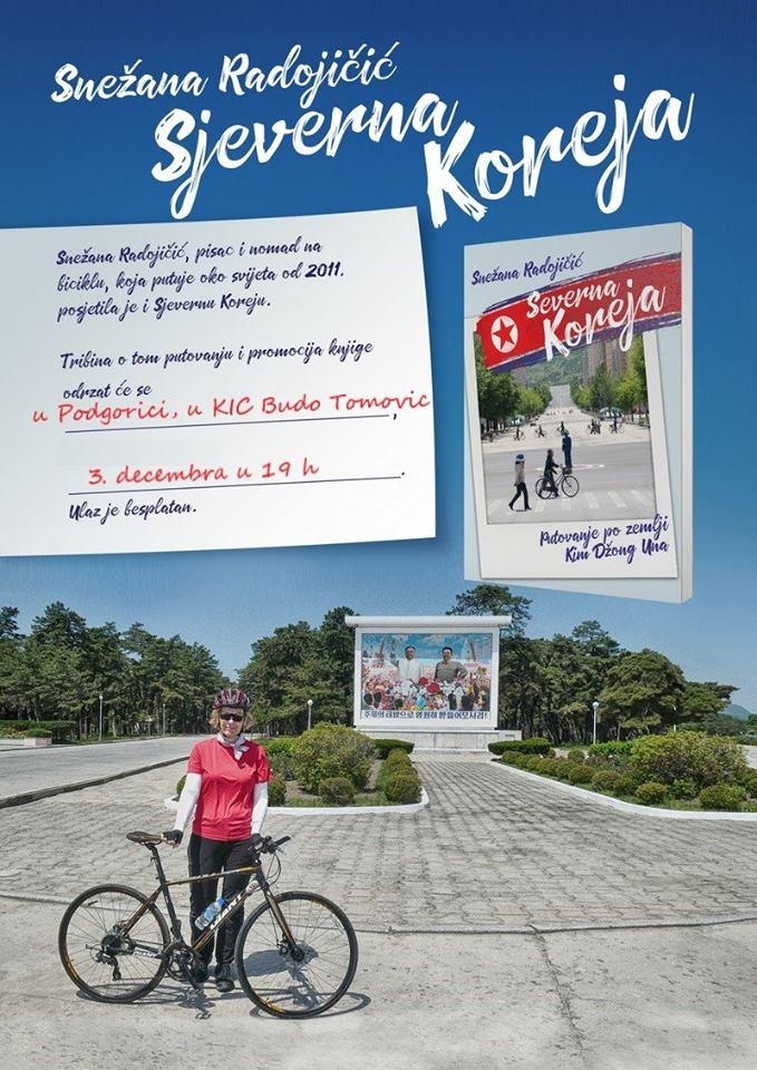 KIC: Promocija knjige i tribina Snežane Radojičić o putovanju u Sjevernu Koreju