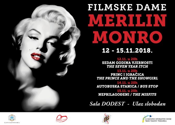 “Filmske dame – Merilin Monro” u KIC-u od 12. do 15. novembra