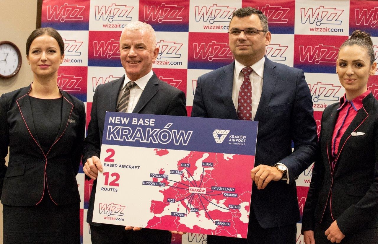 Wizz air najavljuje bazu u Krakovi: Dva nova aviona i 12 novih linija u 2019. godini
