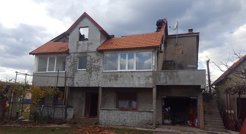 Izgorjelo potkrovlje kuće u Straševini