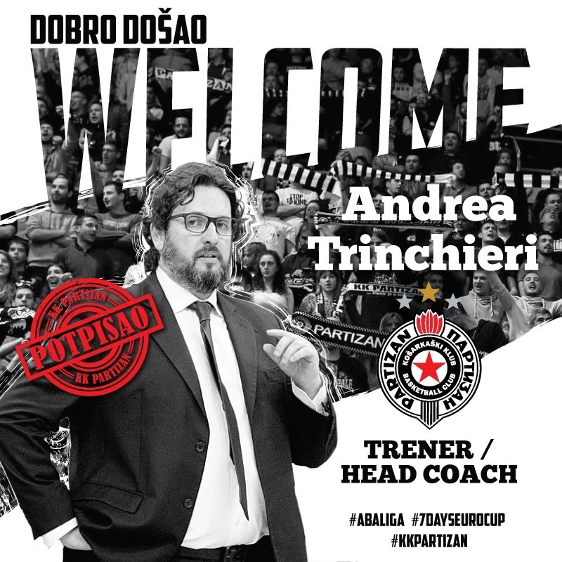 Trinkjeri trener Partizana, Šćepo pomoćnik