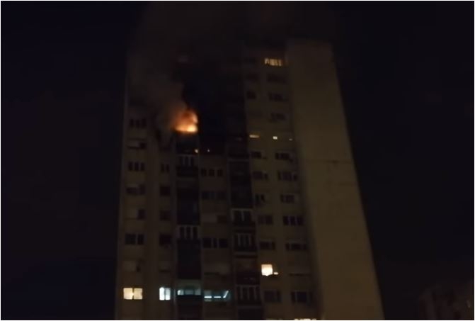 Požar na Novom Beogradu, stradala jedna osoba