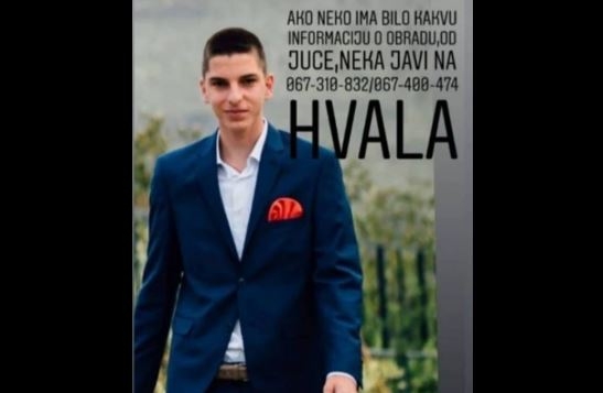 Nestao mladić Obrad Koćalo, porodica traži pomoć